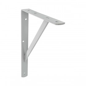 Supporto da Parete AMIG 9-9806 Mensole Grigio Acciaio (25 x 20 cm)