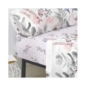 Lenzuolo con angoli HappyFriday Delicate bouquet Multicolore 90 x 200 x 32 cm