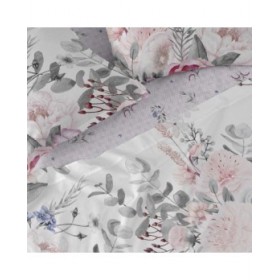 Lenzuolo con angoli HappyFriday Delicate bouquet Multicolore 90 x 200 x 32 cm