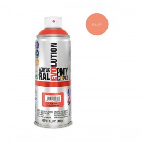 Vernice spray Pintyplus Evolution F107 400 ml Fluorescente Rosso