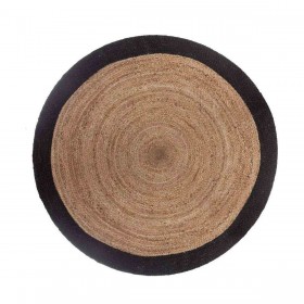 Tappeto Atmosphera Nero Ø 120 cm Juta
