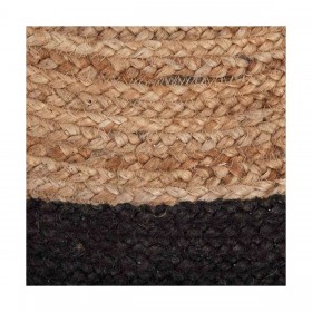 Tappeto Atmosphera Nero Ø 120 cm Juta