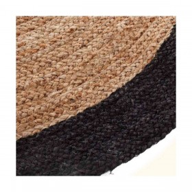Tappeto Atmosphera Nero Ø 120 cm Juta