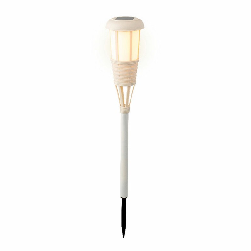 Picchetto solare da giardino Lumineo Bianco 61 x 10 cm vimini Solare