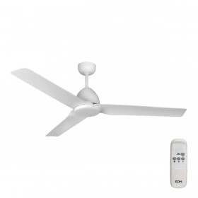 Ventilatore da Soffitto EDM 33986 Java Bianco 60 W Ø 130 cm
