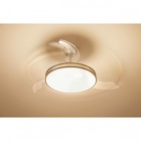 Ventilatore da Soffitto con Luce Philips Atlas 35 W 28 W 4500 Lm nichel (2700 K)