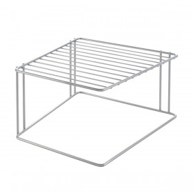 Contenitore per Sistemare per Mobile da Cucina Metaltex Boxe 2 Mensole Metallo (25 x 25 x 15 cm)