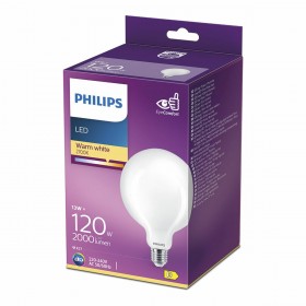 Lampadina LED Philips Bianco D 13 W E27 2000 Lm 12,4 x 17,7 cm (2700 K)