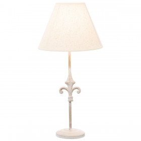 Lampada da tavolo Alexandra House Living Bianco Metallo 40 W 23 x 48 x 23 cm
