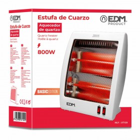 Stufetta al Quarzo EDM 07109 07109 Bianco 1000 W
