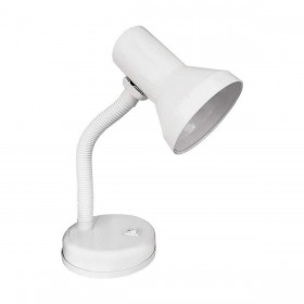 Lampada da scrivania EDM 30251 London Bianco Metallo 60 W 12,5 x 20 cm E27 Flexo/Lampada da scrivania