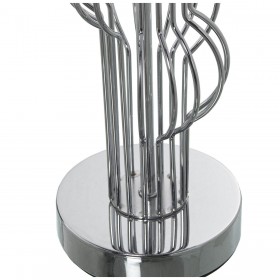 Lampada da tavolo Alexandra House Living Multicolore Argentato Metallo 40 W 30 x 57 x 30 cm