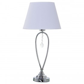 Lampada da tavolo Alexandra House Living Multicolore Argentato Metallo 40 W 28 x 57 x 28 cm