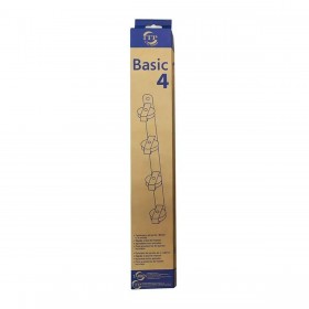 Stendibiancheria Tarrés Basic 4 Pulegge Bianco Da muro Ferro Epoxi 47 x 5 x 5 cm