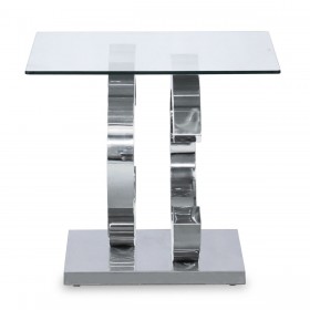 Tavolo aggiuntivo Alexandra House Living Cristallo 55 x 55 x 50 cm