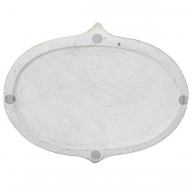 Vaso Alexandra House Living Bianco Ceramica 28 x 23 x 20 cm
