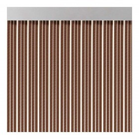 Tenda Acudam S-350 Porte Marrone Esterno PVC Alluminio Cinte 90 x 210 cm