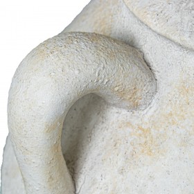 Vaso Alexandra House Living Bianco Ceramica 25 x 30 cm Con manici