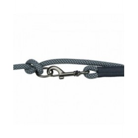 Guinzaglio regolabile per cane Trixie Soft Rope Nero Grigio S S/XL