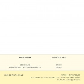Cavo di Alimentazione Solera 7000/5 Schuko 4,8 mm 250 V 16 A Bianco 3 x 1,5 mm 5 m
