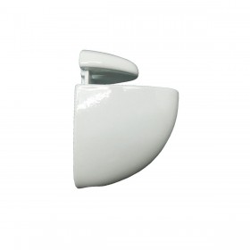Staffe e supporti per mensole Micel SP08 Bianco Zamak 42 x 53 mm (2 Unità)