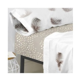 Lenzuolo con angoli aderenti HappyFriday Light Multicolore 90 x 200 x 32 cm