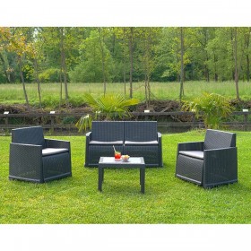 Mobili da giardino IPAE Progarden Iseo isec04ag (4 Pezzi)