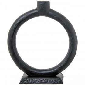 Candelabro Alexandra House Living Nero Alluminio 22 x 24 x 8 cm