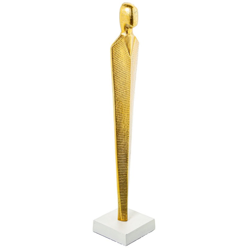 Statua Decorativa Alexandra House Living Dorato Alluminio 10 x 10 x 53 cm