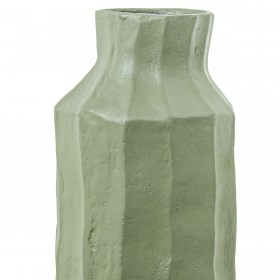 Vaso Alexandra House Living Verde Alluminio 16 x 16 x 42 cm