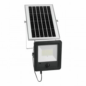 Faro Proiettore EDM 31862 100 W 1200 Lm Solare Sensore di Movimento (6500 K)