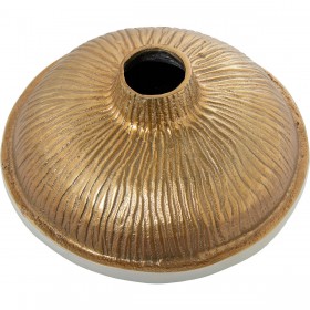 Vaso Alexandra House Living Bianco Dorato Alluminio 30 x 20 cm