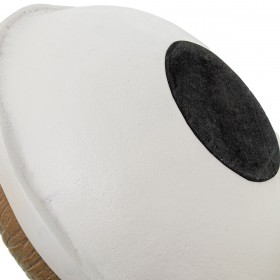 Vaso Alexandra House Living Bianco Dorato Alluminio 30 x 20 cm