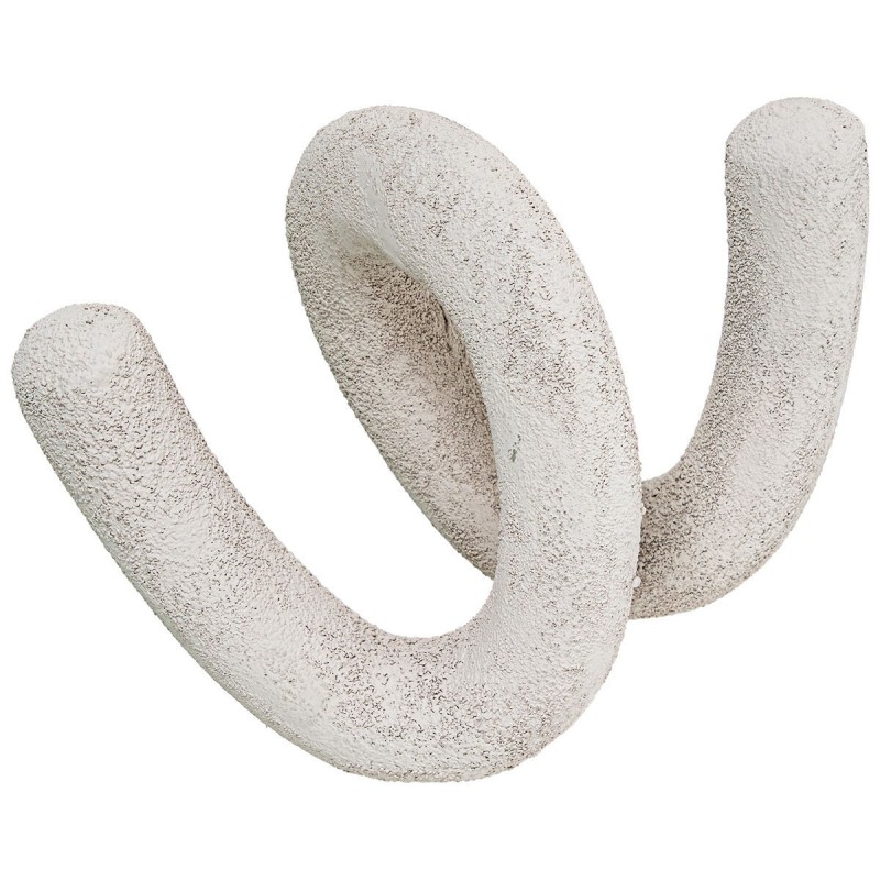 Statua Decorativa Alexandra House Living Bianco Astratto 17 x 13 x 9 cm