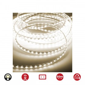 Strisce LED EDM 72701 4,2 W x 1 m 50 m Luce calda 3200 K 350 lm