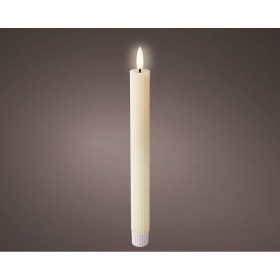 Candela LED Lumineo Beige Ø 2,2 x 24,5 cm (AAA)