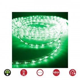Tubo LED EDM 72715 flexiLED Verde 1,4 W x 1 m 48 m 2 vie