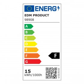 Lampadina LED EDM 98908 15 W E27 1521 Lm 35,5 x 6,3 x 8,6 cm Multidirezionale (6500 K)