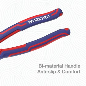 Pinze per taglio diagonale Workpro 225 mm