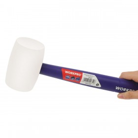 Martello di gomma Workpro Azzurro Bianco
