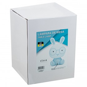 Lampada da tavolo Alexandra House Living Azzurro Plastica 20 x 31 x 17 cm Coniglio