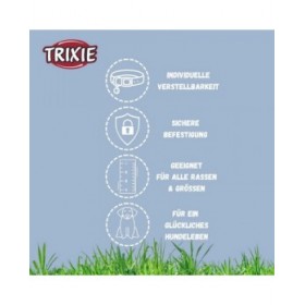 Collare per Cani Trixie CityStyle Grigio chiaro L/XL 50-57 cm