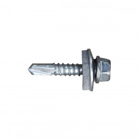 Scatola a viti CELO 7301 Ø 5,5 x 19 mm Con Rondella Esagonale Punta da trapano (500 Unità)