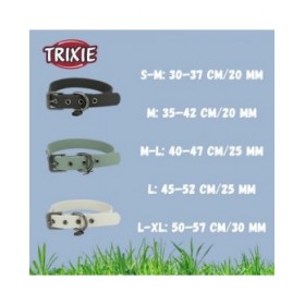 Collare per Cani Trixie CityStyle Grigio chiaro L/XL 50-57 cm