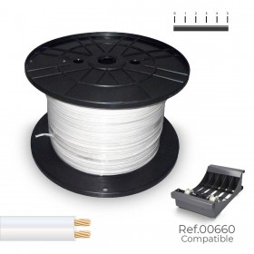 Cavo parallelo Sediles Bianco 2 x 1 mm 400 m Bobina