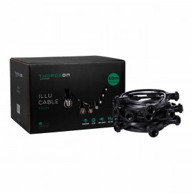 Filo di luci Thorgeon Nero 2000 W 100