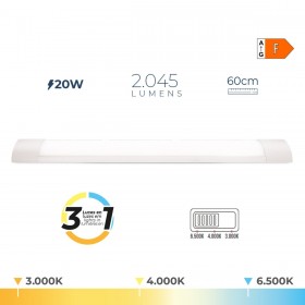 Lampada LED EDM 31865 F 20 W 2045 Lm (3000 K) (4000 K) (6500 K)