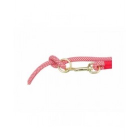 Guinzaglio regolabile per cane Trixie Soft Rope Rosso Crema S S/XL