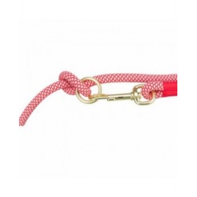 Guinzaglio regolabile per cane Trixie Soft Rope Rosso Crema S S/XL