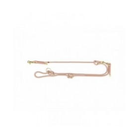 Guinzaglio regolabile per cane Trixie Soft Rope Rosa S S/XL